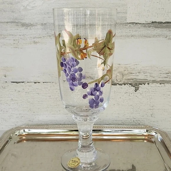 NWT BLOCK CRYSTAL NAPA VALLEY COLLECTION SET OF 4 DRINKWARE - Picture 2 of 9